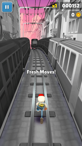 地铁跑酷黑白情人节版