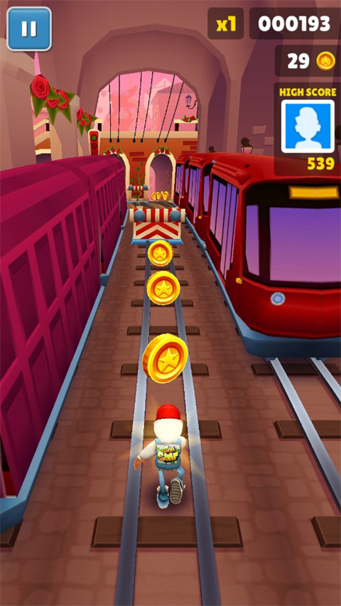 地铁跑酷威尼斯情人节版