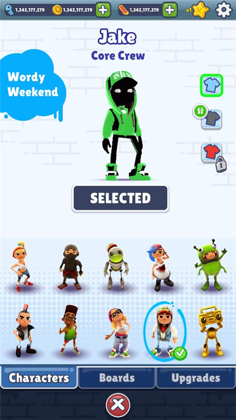 地铁跑酷神链绿杰魔改版