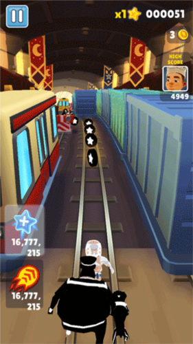 地铁跑酷殃毁公益版
