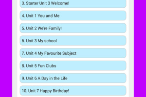 新目标英语七上