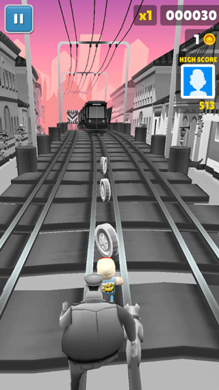 地铁跑酷黑白情人节版