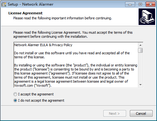 network alarmer