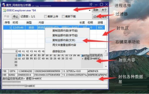 网络封包分析器