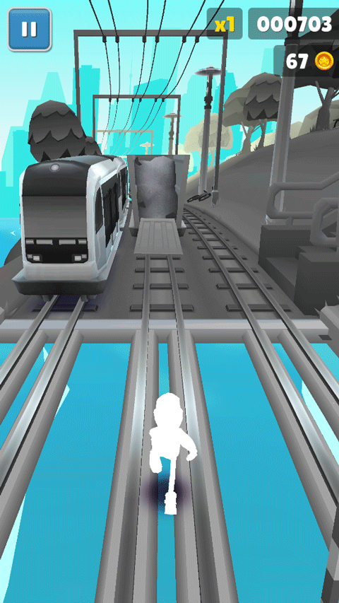 地铁跑酷黑白休斯顿版