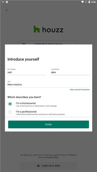 houzz室内设计app