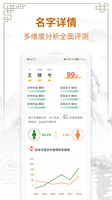 国学起名测名字