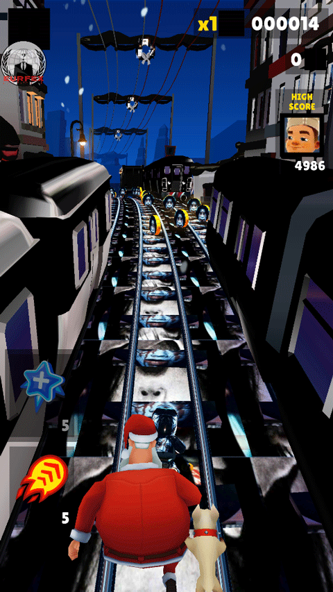 地铁跑酷闹鬼双旦