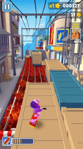 地铁跑酷岩浆版