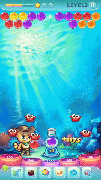 开心泡泡猫游戏