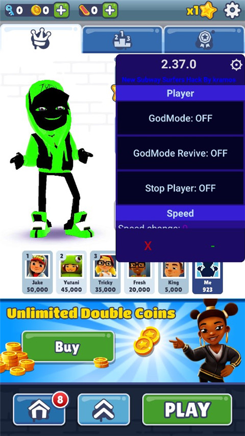 地铁跑酷彩色金币版