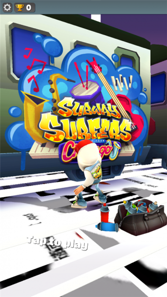 地铁跑酷蔡徐坤金币魔改版