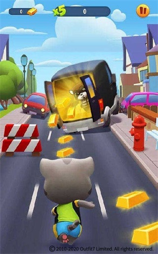 汤姆猫跑酷无限金币钻石鞭炮版