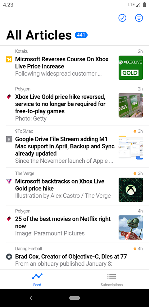 Fluent Reader(RSS阅读器)