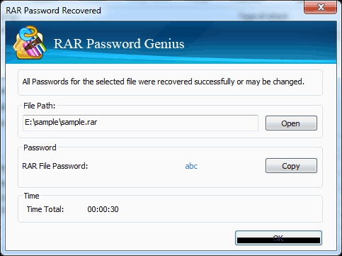 iSunshare RAR Password Genius