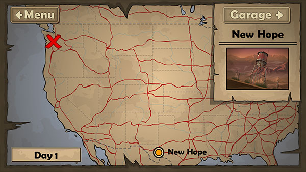 战车撞僵尸游戏