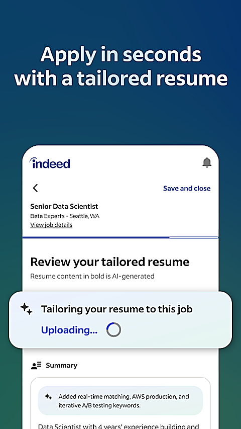 Indeed找工作app