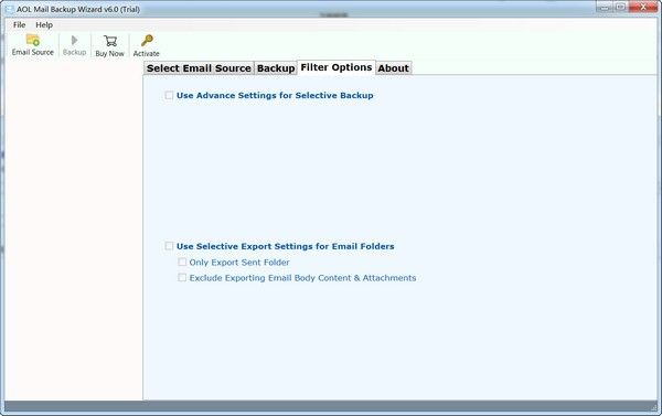 aol mail backup wizard