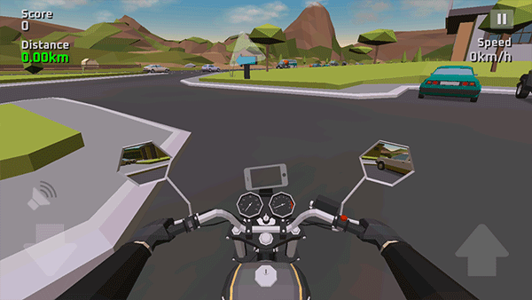 咖啡厅赛车手游戏