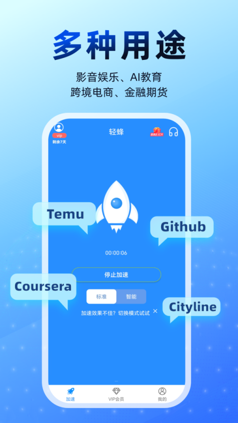 轻蜂加速器永久免费版