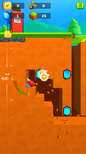 地面挖掘机游戏