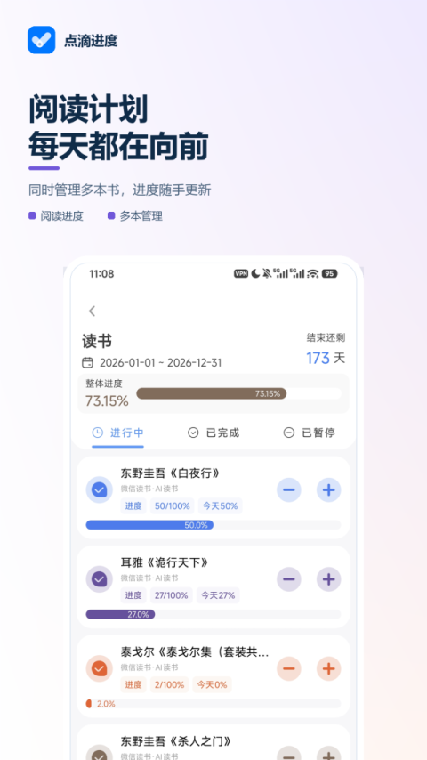 点滴进度app