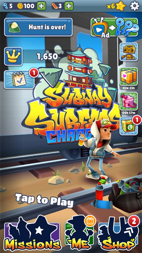 地铁跑酷长安国际版