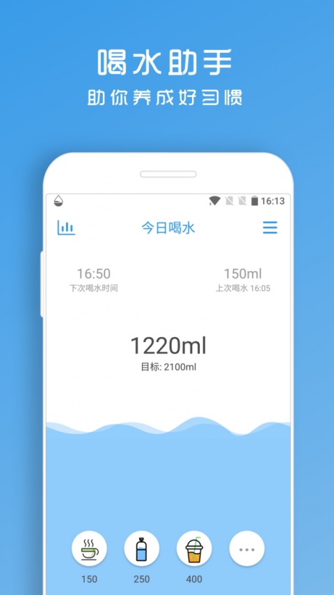 喝水提醒助手app