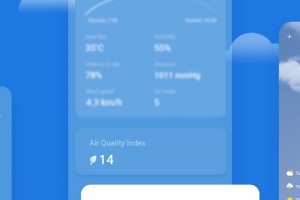 小米天气预报app