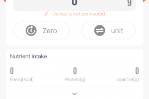 手机食物秤软件