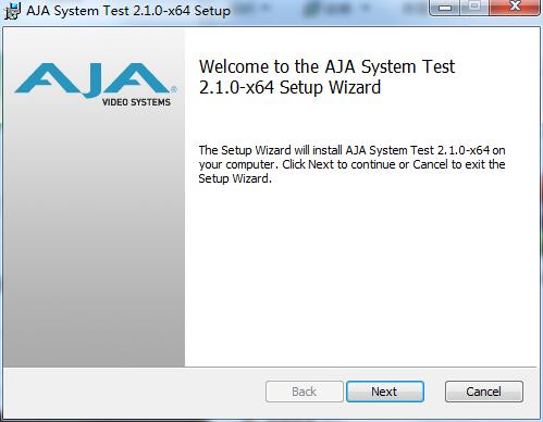 AJA System Test