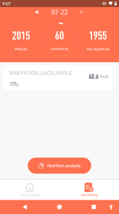 手机食物秤软件