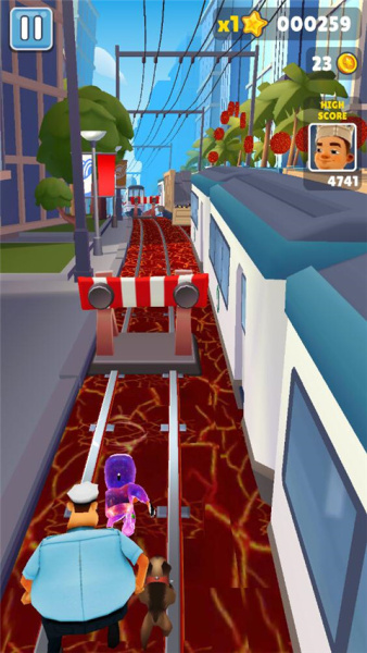 地铁跑酷岩浆版