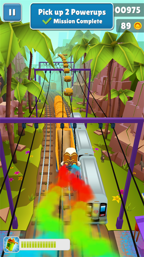 地铁跑酷凤灵改汉堡金币