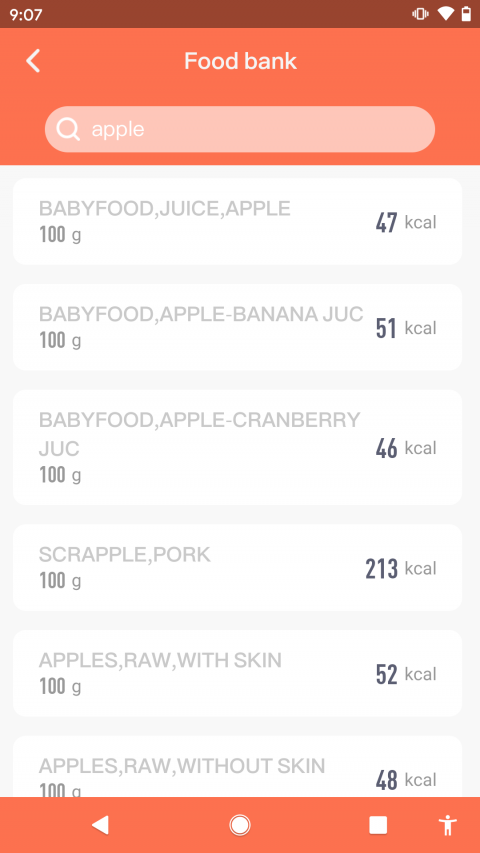 手机食物秤软件