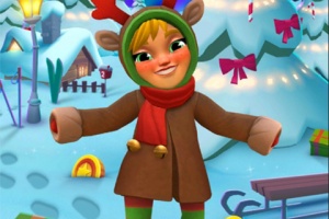 地铁跑酷黑白北极版