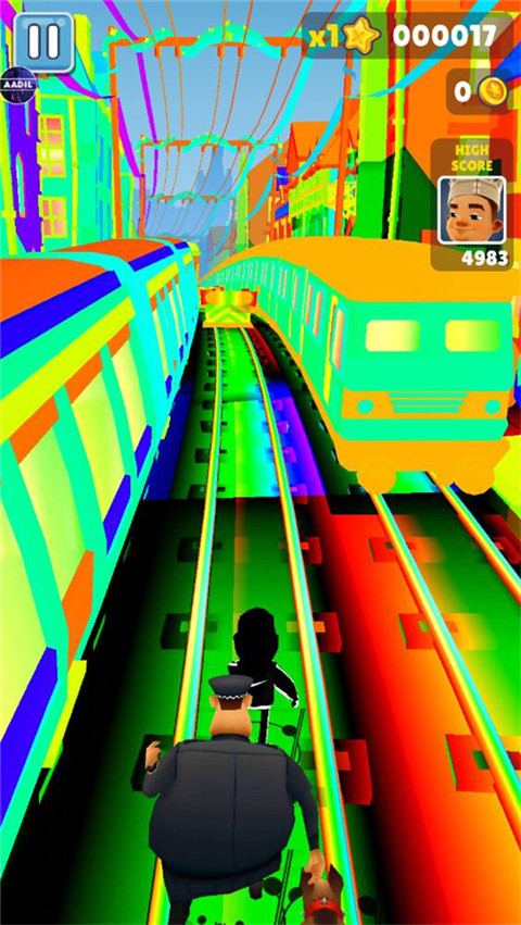 地铁跑酷万次郎真成品5.0版