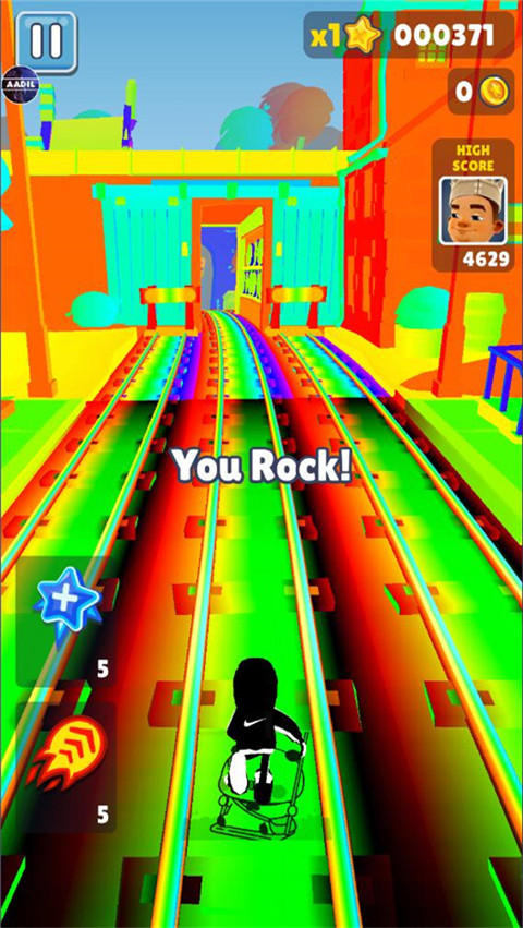 地铁跑酷万次郎真成品5.0版