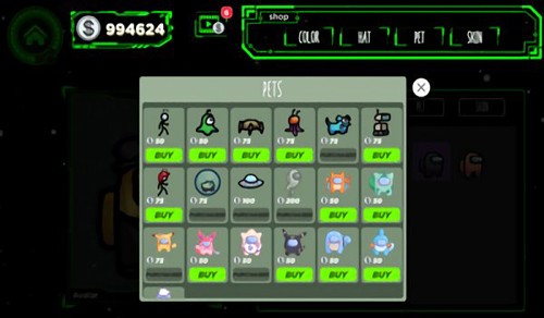 我们之间皮肤模拟器