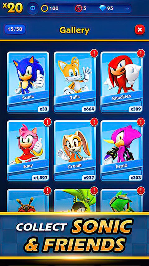 索尼克冲刺官方版(Sonic Dash)