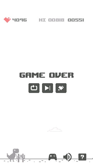 谷歌小恐龙手机版(Dino T-Rex)