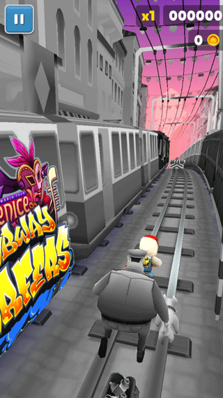 地铁跑酷黑白情人节版