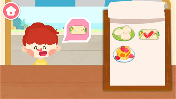 宝宝早餐车游戏