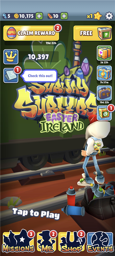 地铁跑酷爱尔兰版