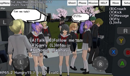 校园女生模拟器英文版(SchoolGirls Simulator)