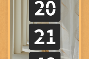 翻页锁屏时钟app