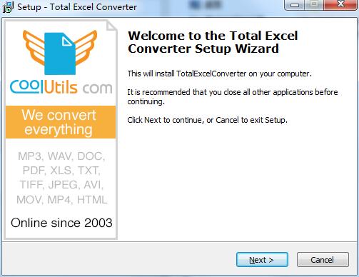 coolutils total excel converter
