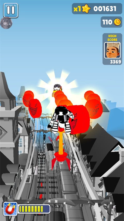 地铁跑酷万次郎版