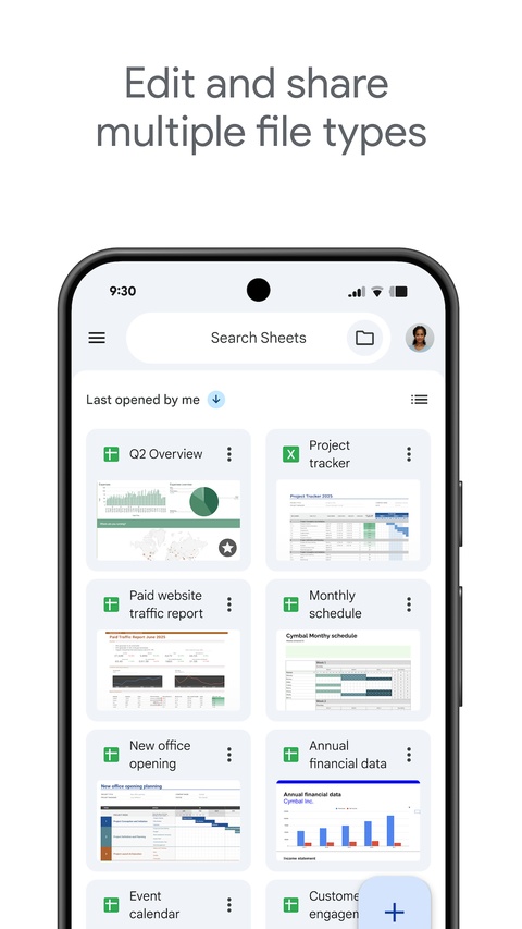 Google表格app