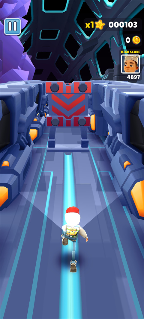 地铁跑酷太空站版本